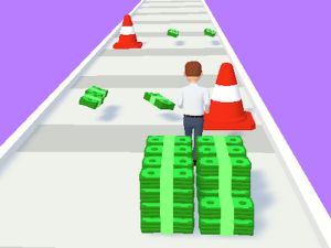 Spel Verzamel al het geld en word rijk: Runner online