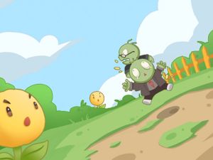 Spel Bloemen versus zombies online