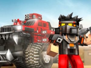 Spel Blocky Cars: Car Battle online