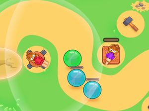 Spel Monkey Bubble Defense online