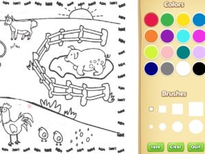 Spel Farming kleurboek voor kinderen online