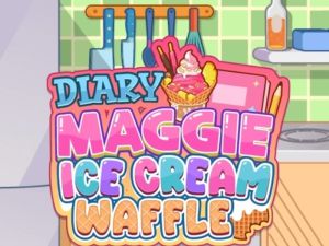 Spel Diary Maggie: Ice Cream Waffle online