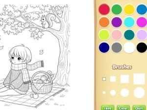 Spel Gezellig kleurboek voor kinderen online