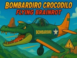 Spel Bombardiro Crocodilo Flying Brainrot online