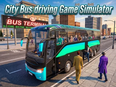 Spel City Bus driving Game Simulator online