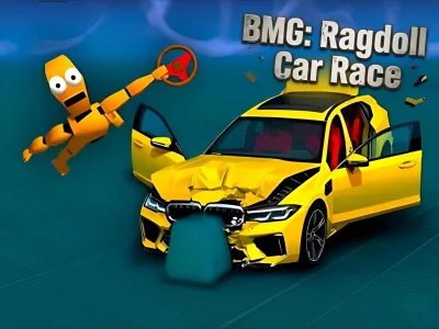 Spel BMG: Ragdoll Car Race online