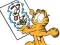 Spel Garfield connects the dots online