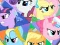 Spel Pony Round Puzzle online