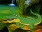 Spel Crocodile Waterfalls Forest Escape online