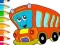 Spel Coloring Book: Bus online