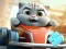 Spel Jigsaw Puzzle: Cat Racing Driver online