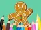 Spel Coloring Book: Gingerbreads online