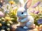Spel Jigsaw Puzzle: Sunny Forest Rabbit online