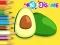 Spel Coloring Book: Avocado Fruit online