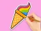 Spel Coloring Book: Rainbow Ice Cream online