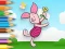 Spel Coloring Book: Piglet Holds Toy Windmill online