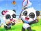 Spel Jigsaw Puzzle: Baby Panda Spring Outing online