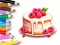 Spel Coloring Book: Berry Cake online