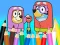 Spel Coloring Book: Bluey Flossing Grannies online