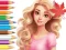 Spel Coloring Book: Barbie Autumn Tale online