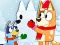 Spel Jigsaw Puzzle: Bluey Christmas Snowman online