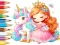 Spel Coloring Book: Unicorn Secret Whisper online