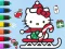 Spel Coloring Book: Hello Kitty Christmas online