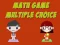 Spel Math Game Multiple Choice online