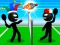 Spel Stickman Sports Badminton online