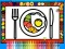 Spel Color and Decorate Dinner Plate online