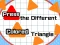 Spel Press The Different Colored Triangle online
