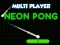 Spel Neon Pong Multi Player online