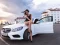 Spel Girls and cars puzzle online