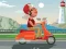 Spel City Scooter Ride Coloring online