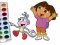 Spel Dora The Explorer Coloring Book online