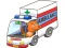 Spel Cartoon Ambulance Puzzle online