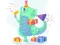 Spel Dino Party Jigsaw online