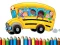 Spel School Bus Coloring Book online