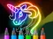 Spel Learn to Draw Glow Cartoon online