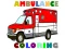 Spel Ambulance Trucks Coloring Pages online
