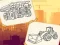 Spel Construction Trucks Coloring online