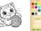 Spel Cat Coloring Book online