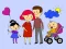 Spel Happy Family Coloring Book online