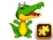 Spel Aligator Puzzle online