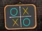 Spel Tic Tac Toe blackboard online
