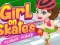 Spel Girl on Skates: Flower Power online
