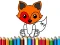 Spel Fox Coloring Book online