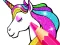 Spel Unicorn Coloring Book Glitter online