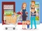 Spel Happy Shopping Jigsaw online