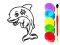Spel Dolphin Coloring Book online